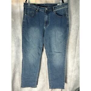 NWT Repreve Buffalo David Bitton Jackson Straight Stretch Jeans Black 38 x 29